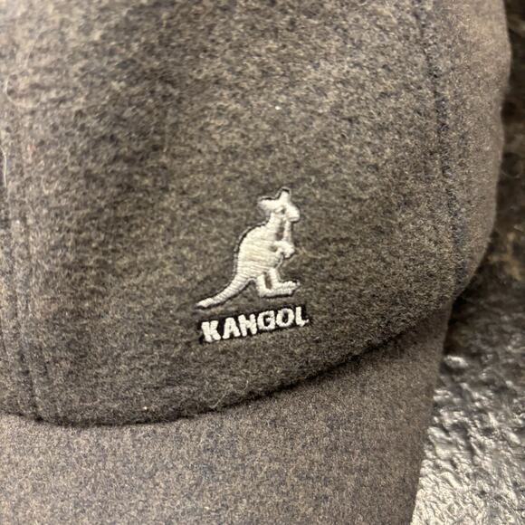 Kangol Wool Adult One Size Gray Adjustable Baseball Cap Hat - Picture 5 of 9